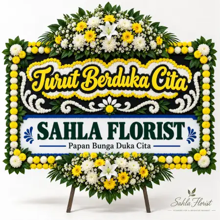Papan Bunga Duka Central Park